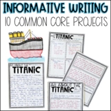 Informative Writing Unit | Prompts, Graphic Organizers, Ru