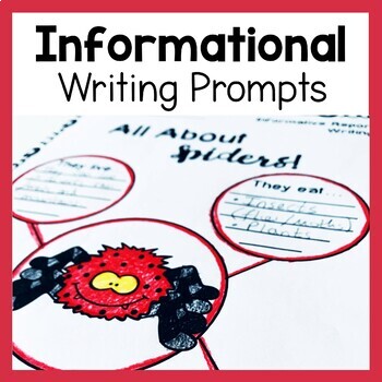 Preview of Informational Writing Prompts Graphic Organizers 2nd Grade Research Project