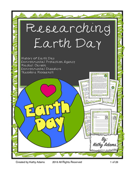 Preview of Earth Day Research Bundle