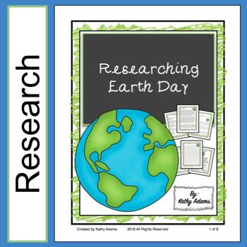Preview of Earth Day Research and Writing