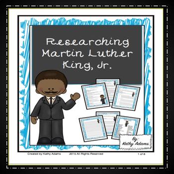 Preview of Martin Luther King, Jr. Research