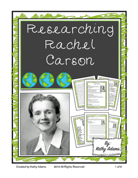 Preview of Research Earth Day and Rachel Carson