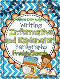 Informative and Explanatory Paragraph Writing Unit Freebie/Sample