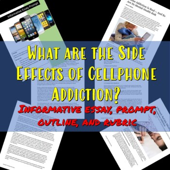Preview of Cellphone Addiction: Informative Prompt, Outline, and Rubric