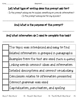 Preview of Informative or Expository Writing Graphic Organizer, Writing Process, and Rubric