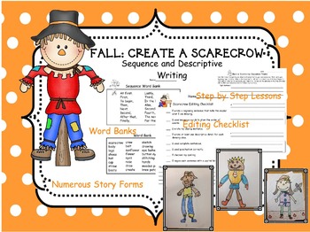 Preview of FALL: Informative/Descriptive Writing: Make a Scarecrow