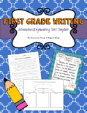Informative/Explanatory Writing Template {First Grade}
