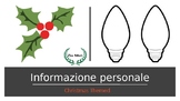 Informazione personale - Personal Information Italian ligh