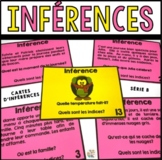 Inférences 24 cartes d'inférences - French Inferences - Re