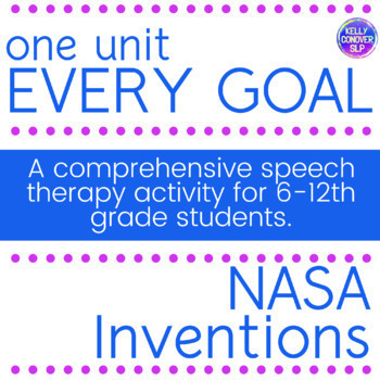 Preview of Ingenious Inadvertent Inventions Every Goal Unit for Upper Grade SLPs / SPED