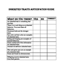 Inherited Traits Worksheet Teaching Resources | Teachers Pay Teachers