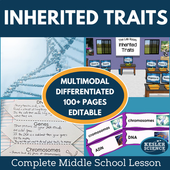 Preview of Inherited Traits & DNA 5E Lesson Plan