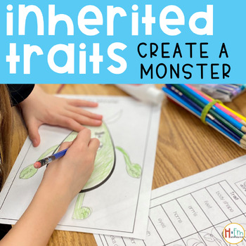 Preview of Inherited Traits │ Heredity │ Dominant and Recessive Coin Flip Activity │Monster