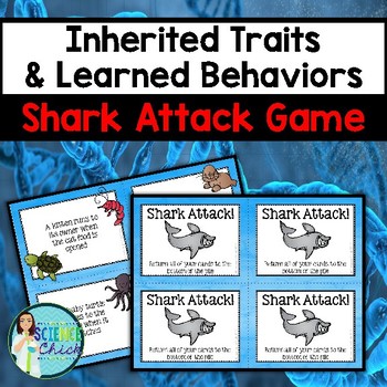 Preview of Inherited Traits & Learned Behaviors SHARK ATTACK Game