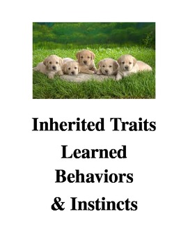 Preview of Inherited Traits, Learned Behaviors, and Instincts Game