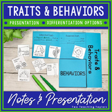 Inherited Traits and Learned Behaviors PowerPoint, Notes a