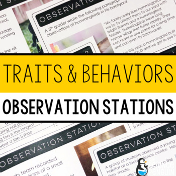 Preview of Inherited Traits and Learned Behaviors Observation Stations + Digital Resource