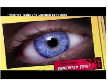 Preview of Inherited Traits and Learned Behaviors POWERPOINT WITH NOTES- 5th science