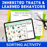 Inherited Traits and Learned Behaviors Sort Activity - Pri