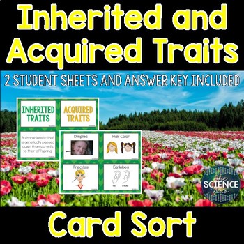 Inherited and Acquired Traits Card Sort by The Science Duo ...