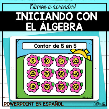 Preview of Iniciando con el Álgebra | Spanish PowerPoint