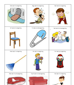 Preview of Initial 2 and 3 Phonemes Picture Cards