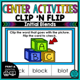 Initial Blend Clip Cards with Short and Long Vowels