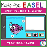 Initial Blend Word Activity Made for Easel - fl bl cl self