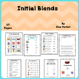 Initial Consonant  Blends Activities Grade 1 and 2 Phonics