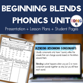 Initial Blends Consonant Clusters Phonics Unit Lesson Plan