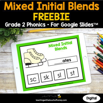 Preview of Initial Blends Phonics Activities | 2nd Grade Phonics FREEBIE