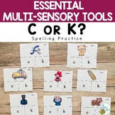 Initial C or K Free Spelling Activities for Orton-Gillingh