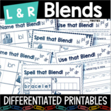 Initial Consonant Blends - L Blends - R Blends - Beginning