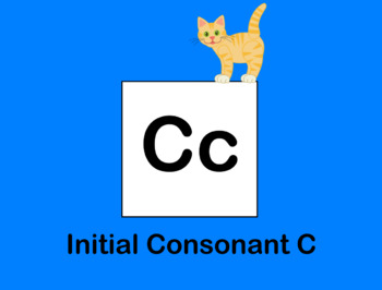 Preview of Initial Consonant C Flipchart