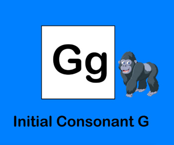 Preview of Initial Consonant G Flipchart