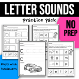 Letter Sounds Practice Pack - No PREP Distance Learning Pack