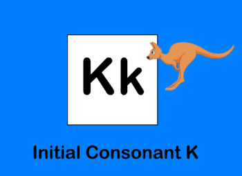 Preview of Initial Consonant K Flipchart