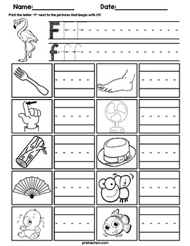 initial consonant practice worksheets by prekautism tpt