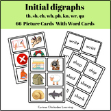 Initial Digraph Picture and Words Phonics Cards