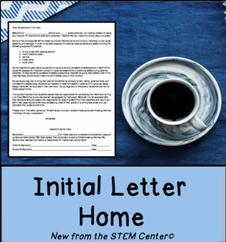 Preview of Initial Letter Home
