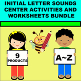 Initial Letter Sounds Activities And Worksheets Bundle