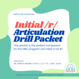 Initial /R/ Articulation Drill Packet