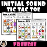 Beginning Sound Tic Tac Toe Game - SATPIN MDGOCK letters