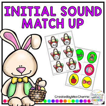 Preview of Initial Sound Easter Egg Match Up