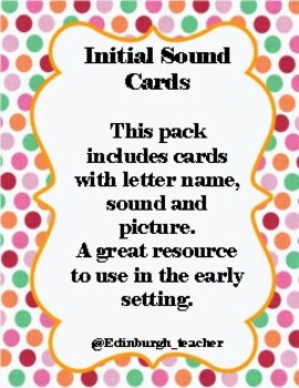 Preview of Initial Sound Flashcards