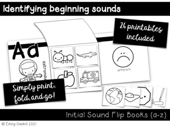 Beginning Sounds Flip Books A to Z