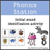 Initial Sound Picture & Letter Match Up Phonics Station Ki