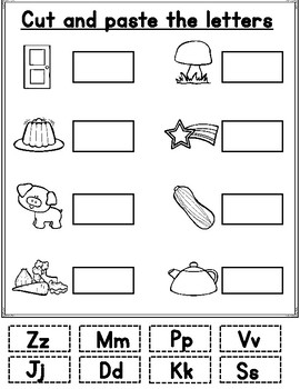 beginning sound review worksheets by bilingual teacher