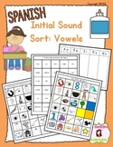 Beginning Sound Recognition: Initial Sound Word Sort - Vow