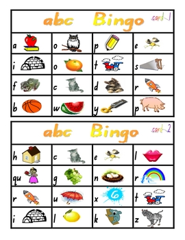 alphabet bingo by clever classroom teachers pay teachers